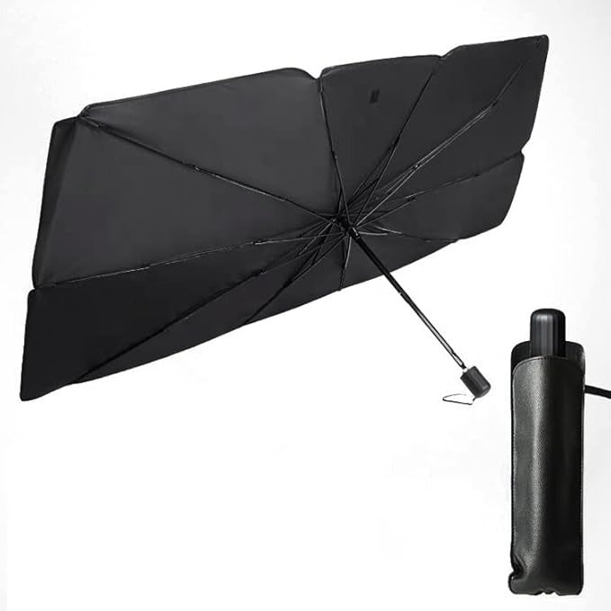 Car Windshield Sun Shade Umbrella (مظلة واقية لزجاج السيارة الأمامي)